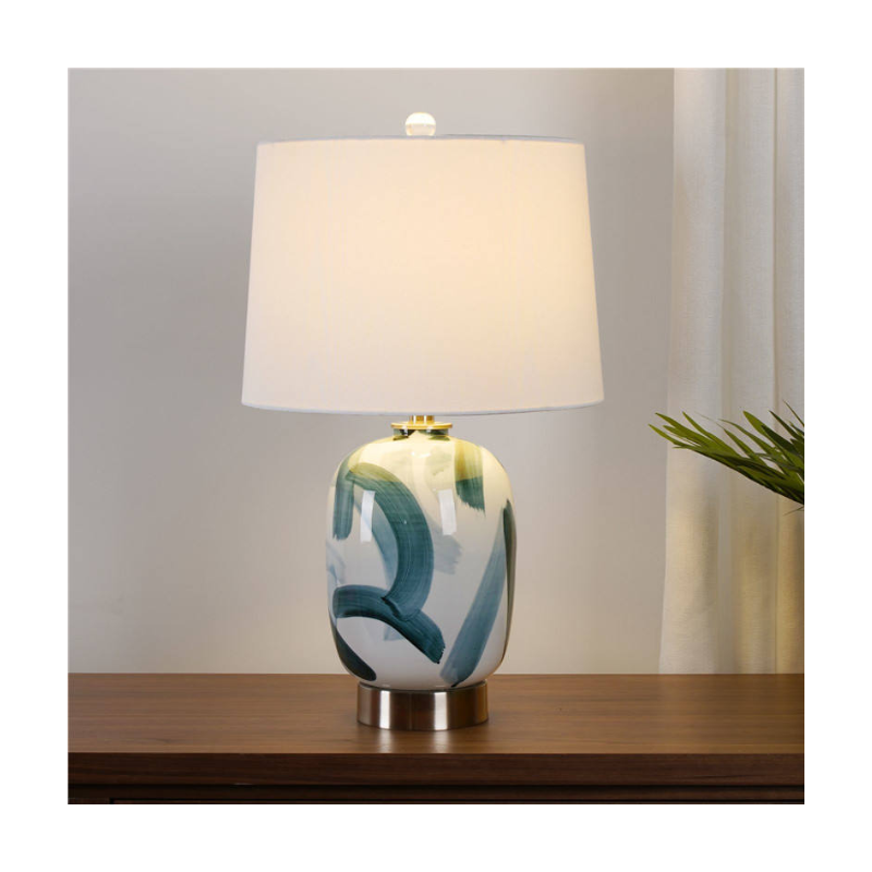 Brushstroke Jade Table Lamp